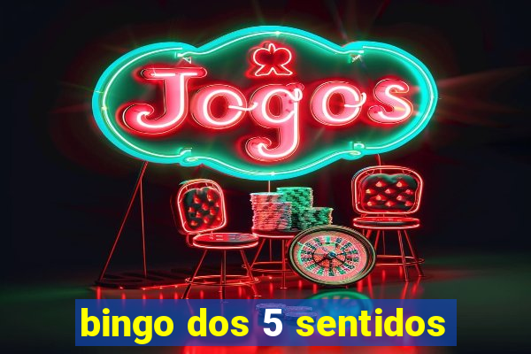 bingo dos 5 sentidos